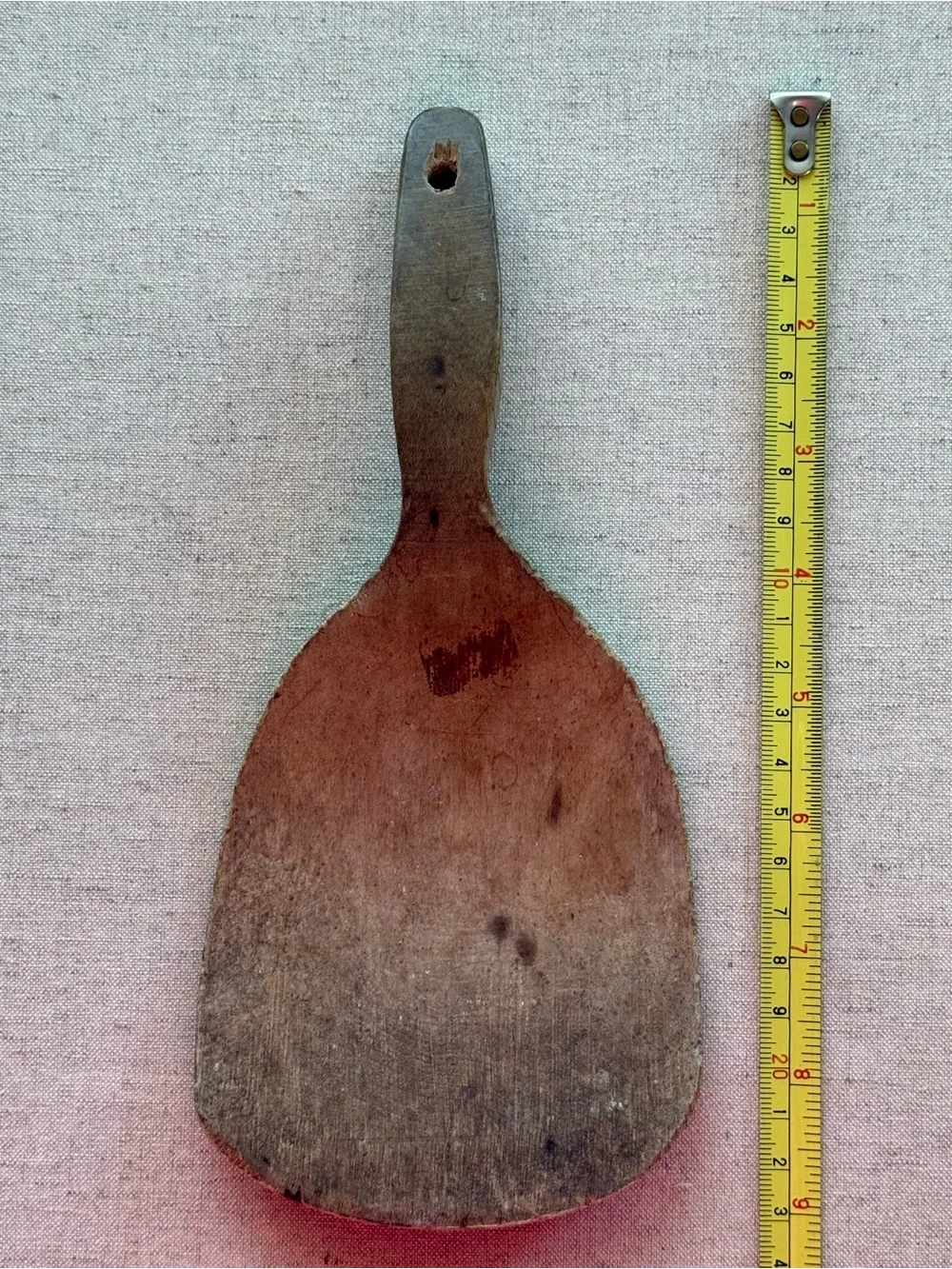Vintage Primitive Wooden Kitchen Paddle | Rustic Farmhouse Utensil
